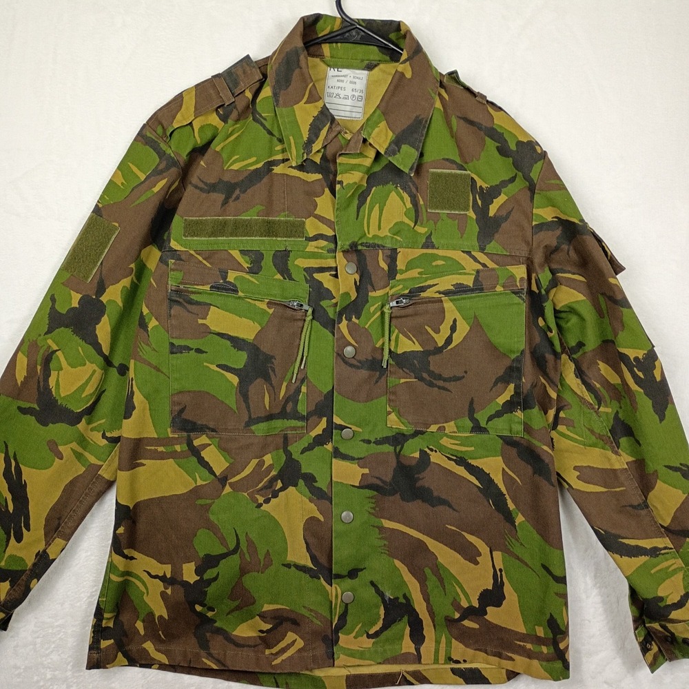 Vintage 1992 Marquardt + Schulz Dutch Military DPM Camo Field Jacket XL